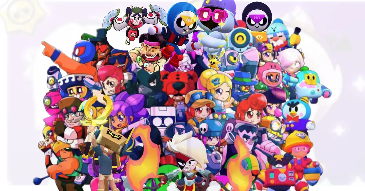 Nulls Brawl Versiones antiguas 1 Todos los brawlers de Nulls Brawl (antiguosnuevos)